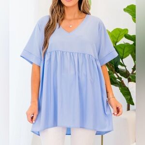 Women’s Babydoll Blouse - 1X
